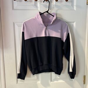Old Navy Girl’s Colorblock Quarter-Zip Pullover